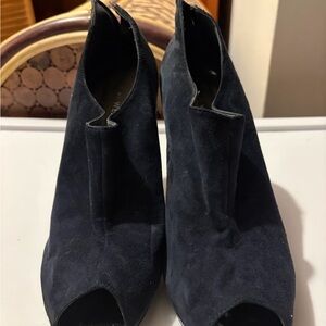 Nine West Navy Blue Heeled Boots